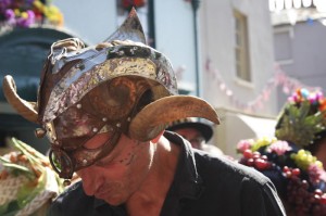 1st Prize of £100 went to Theo Langton for his rams horn helmet